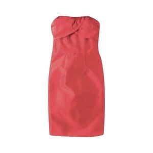 BODEN Silk Strapless Cocktail Dress